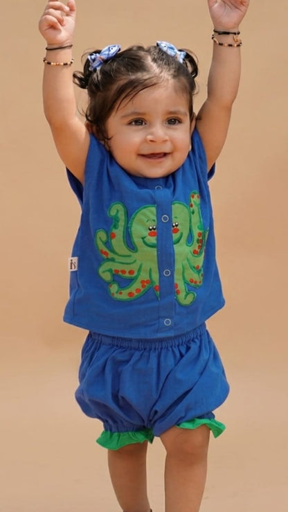 Octopi Blue Co-ord set