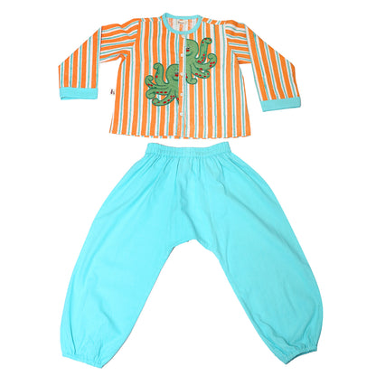 OctoSplash Striped Kurta & Lagoon Pant Set