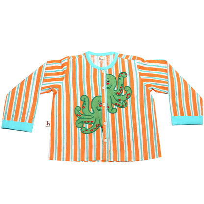 OctoSplash Striped Kurta & Lagoon Pant Set