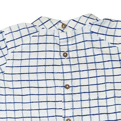Blue Whale Checkered Co-ord Set