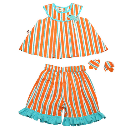 Peachy Wave Summer Co-ord Set