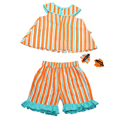 Peachy Wave Summer Co-ord Set