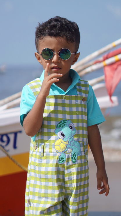 Peppy Dungaree Set For Boy