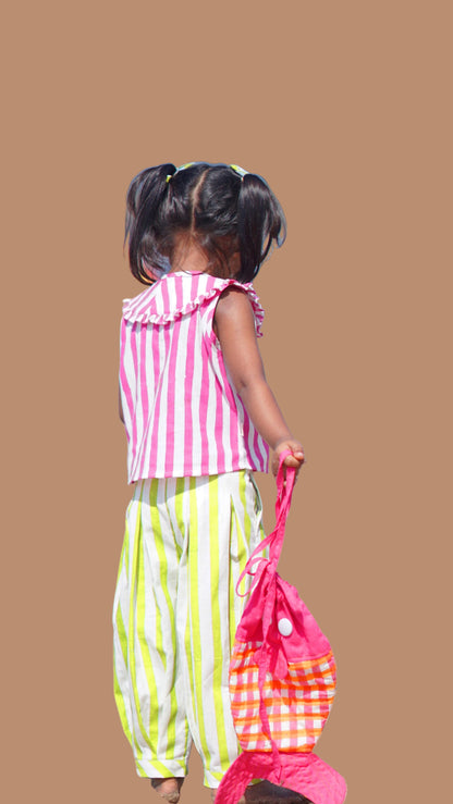 Candy Stripes & Lime Breeze Co-ord Set