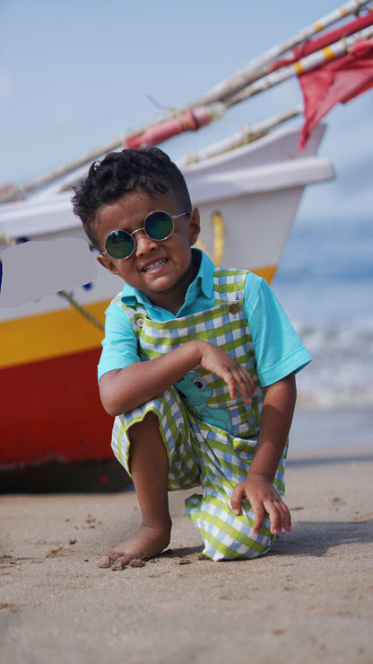 Peppy Dungaree Set For Boy