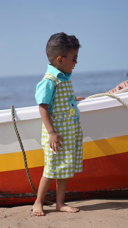 Peppy Dungaree Set For Boy