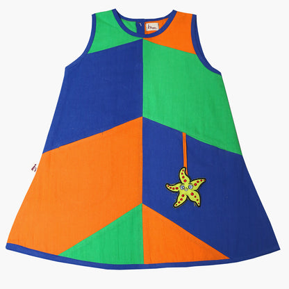 Tropical  Starfish A-Line Dress