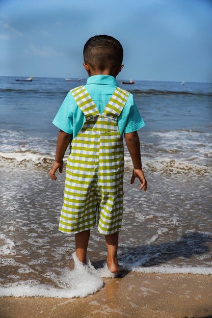 Peppy Dungaree Set For Boy