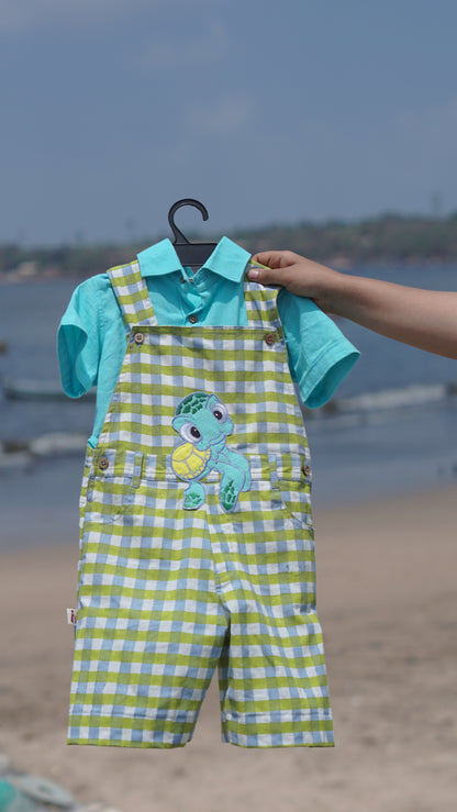 Peppy Dungaree Set For Boy