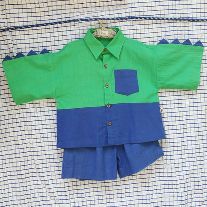 Dino Dash Colorblock Co-ord Set