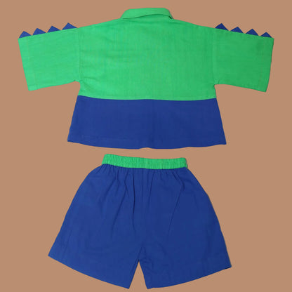 Dino Dash Colorblock Co-ord Set