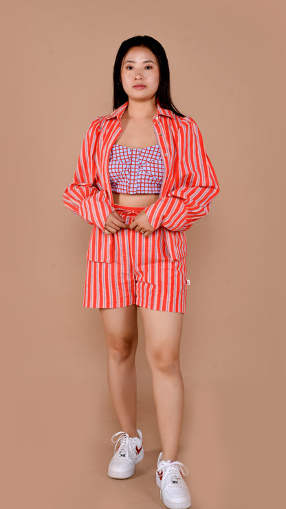 ANNA 3pc Shirts set with bustier