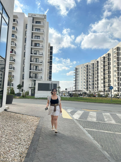 Polka Breeze Puff-Sleeve Co-ord Set