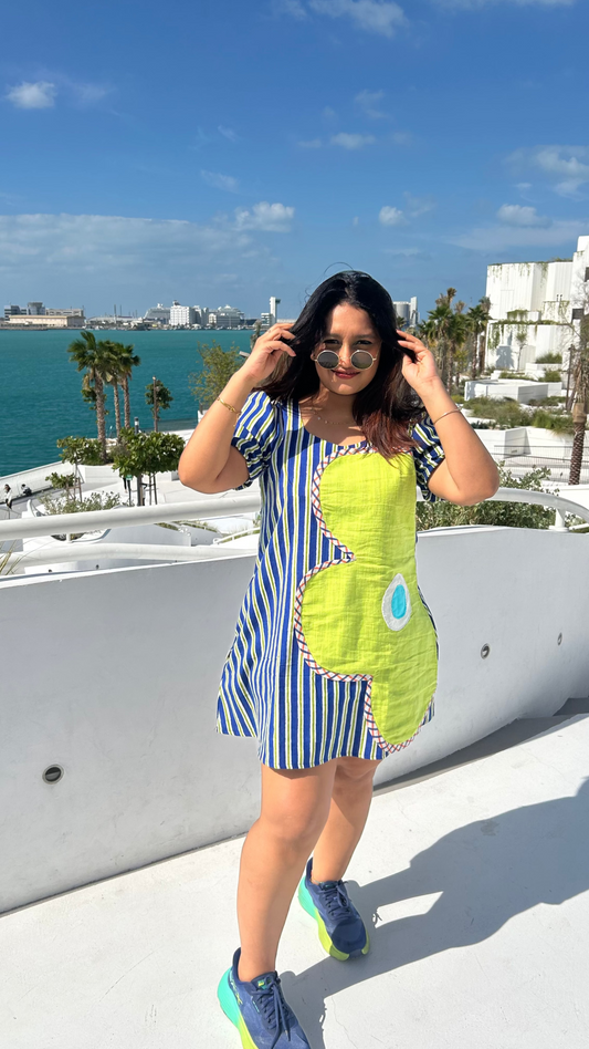 Island Ripple Shift Dress