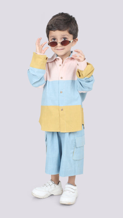 Kai Shirt & Cargo Shorts Set