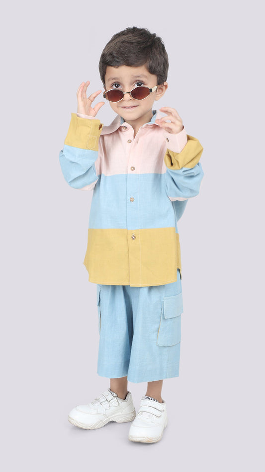 Kai Shirt & Cargo Shorts Set
