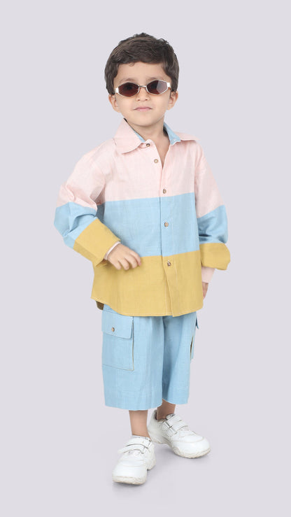 Kai Shirt & Cargo Shorts Set