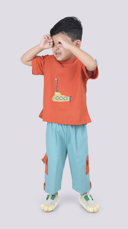 Nemo Top & Cargo Pants Set