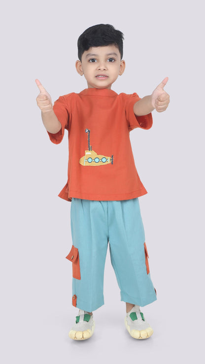 Nemo Top & Cargo Pants Set