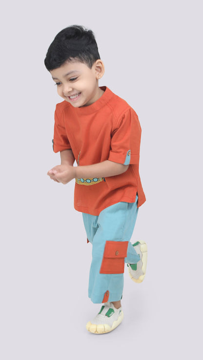 Nemo Top & Cargo Pants Set