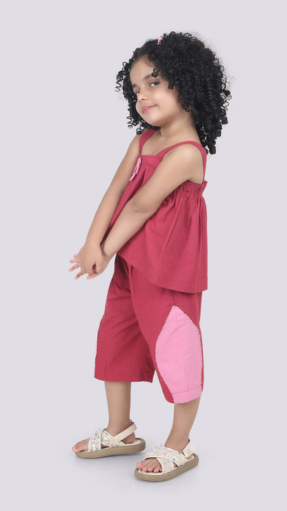 Tia Strappy Top & Culotte Set