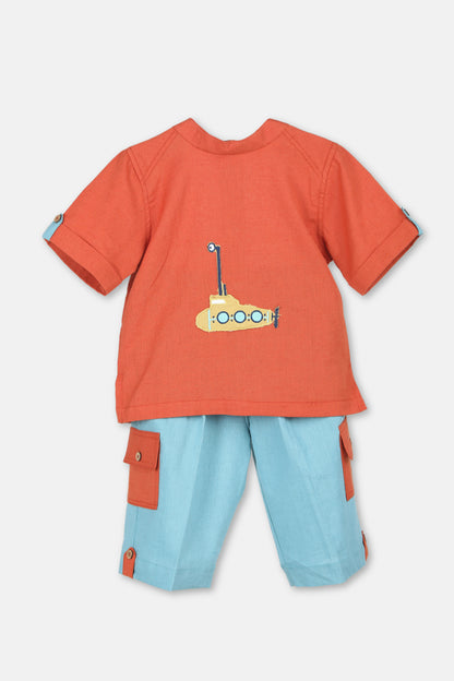 Nemo Top & Cargo Pants Set