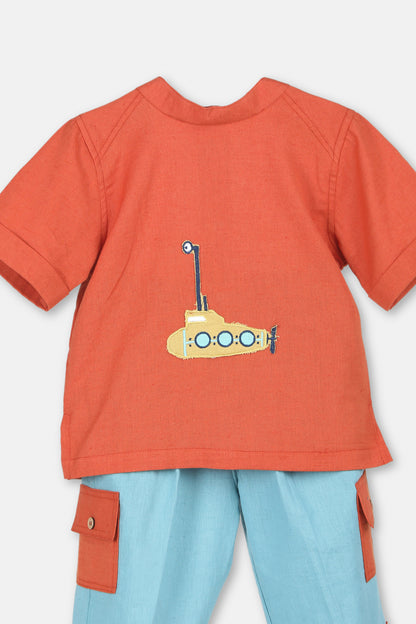 Nemo Top & Cargo Pants Set