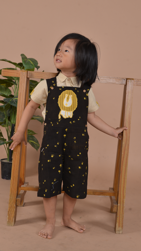 Urban Jungle Lion Dungaree Set