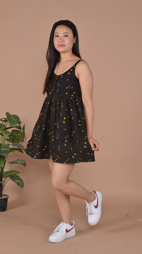 Midnight Meadow Short Dress