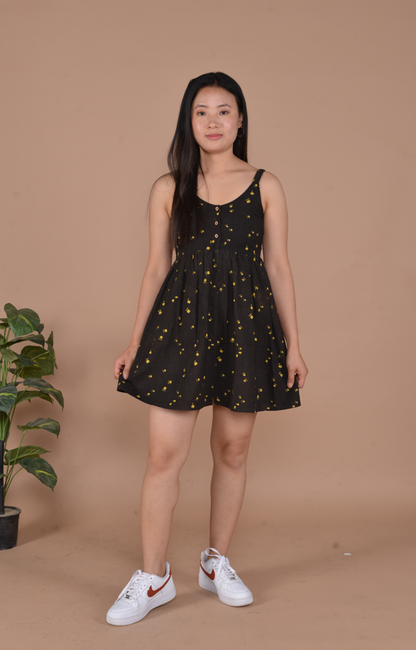 Midnight Meadow Short Dress
