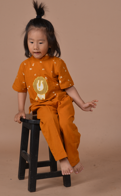 Golden Lion Boy's Co-ord Set