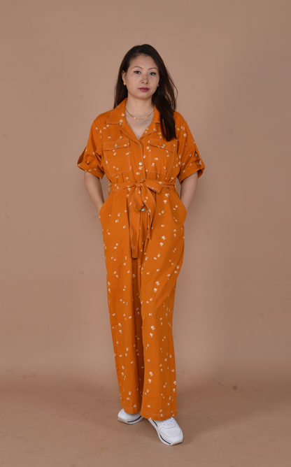 Amber Harvest Utility Jumpsuit