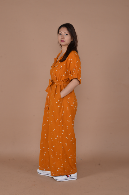 Amber Harvest Utility Jumpsuit