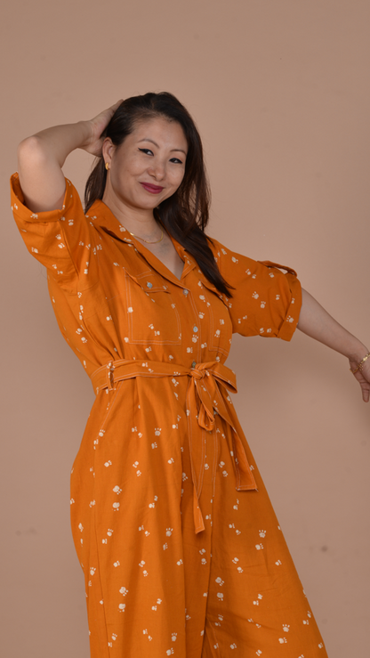 Amber Harvest Utility Jumpsuit