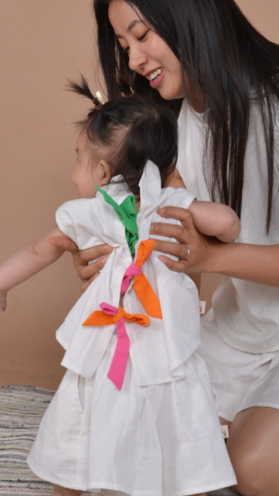 Rainbow Ribbon Two-Piece Set