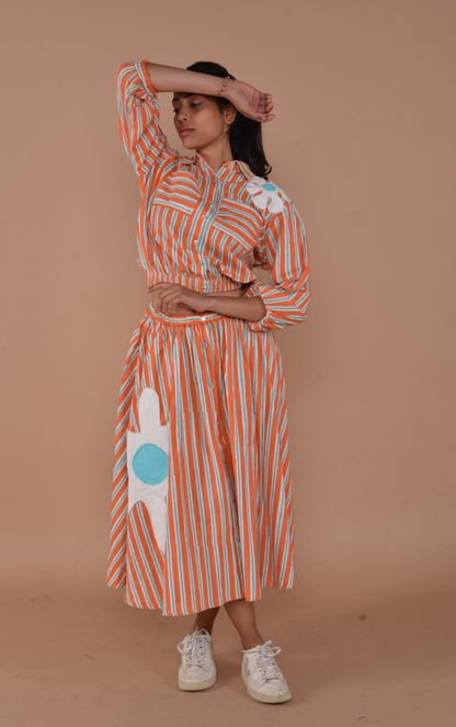 Daisy Striped Co-ord Set