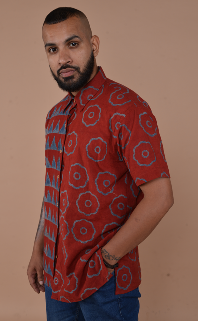 The Geometric Button-Down Shirt