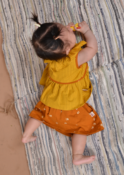 Sunny Ruffle Bloomer Set