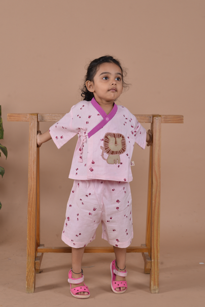 Safari Whimsy Lion Kimono Set