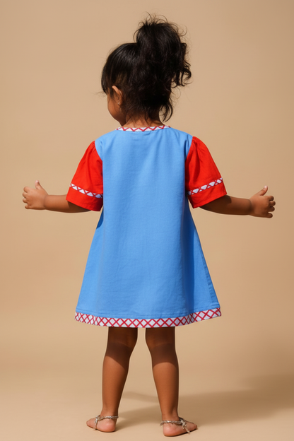 Crabby Coastline A-Line Dress