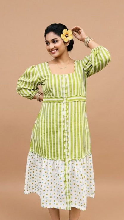 Tropical Charm Midi Dress