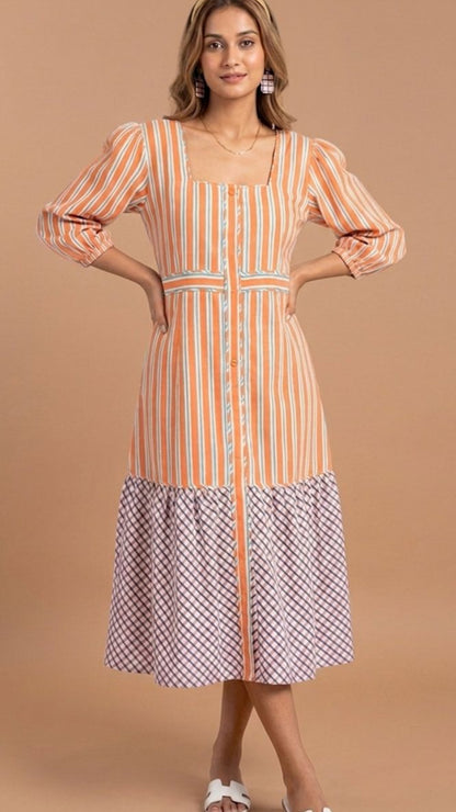 Tropical Charm Midi Dress