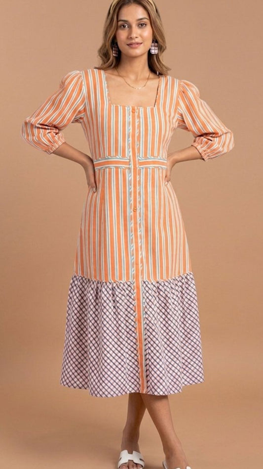 Tropical Charm Midi Dress