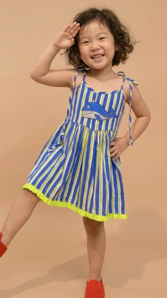 Marine Whale Sundress