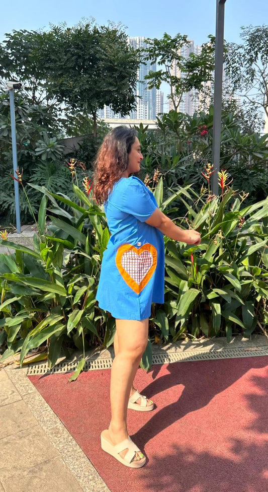 ''Wear your heart out loud'' Short Dress