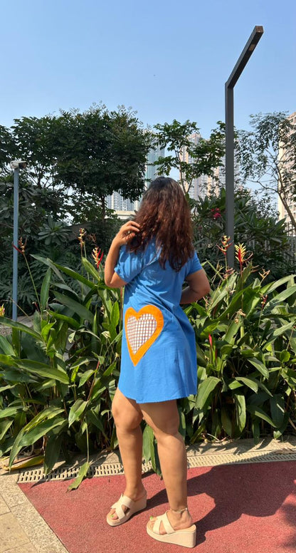 ''Wear your heart out loud'' Short Dress