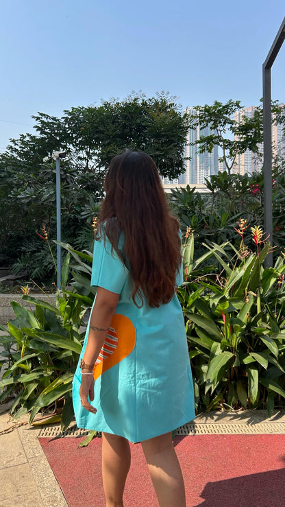 ''Wear your heart out loud'' Short Dress