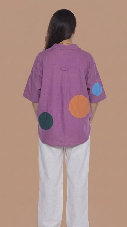 Playful Patch Pop Shirt
