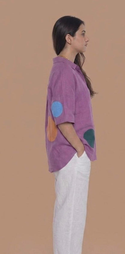 Playful Patch Pop Shirt