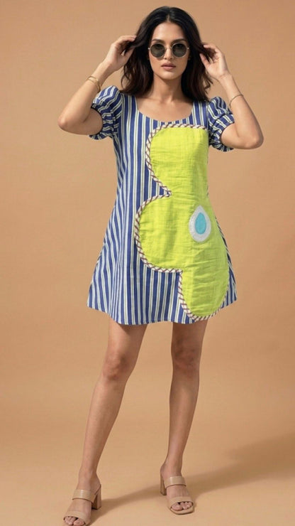 Island Ripple Shift Dress